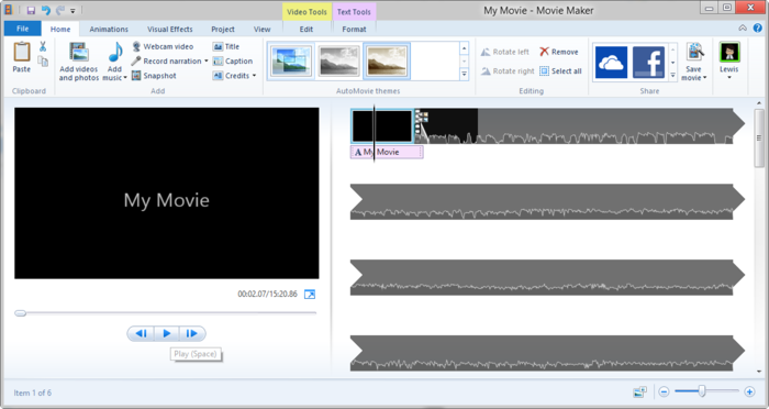 Windows Movie Maker Windows Movie Maker