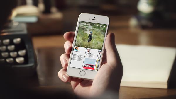 Facebook Paper UI
