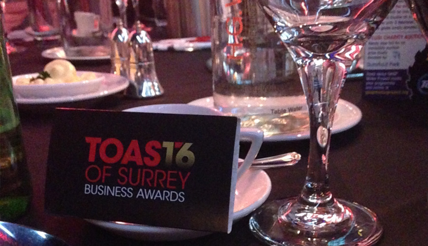 Toast of Surrey Business Awards 2016