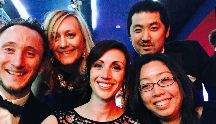 The Pelling Team at the Toast of Surrey Business Awards 2016